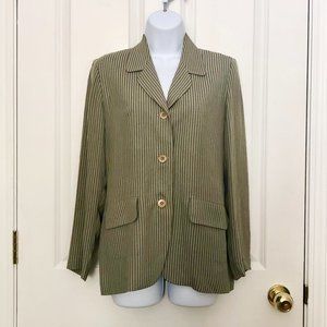 Vintage Tamotsu Stripped Print Blazer
